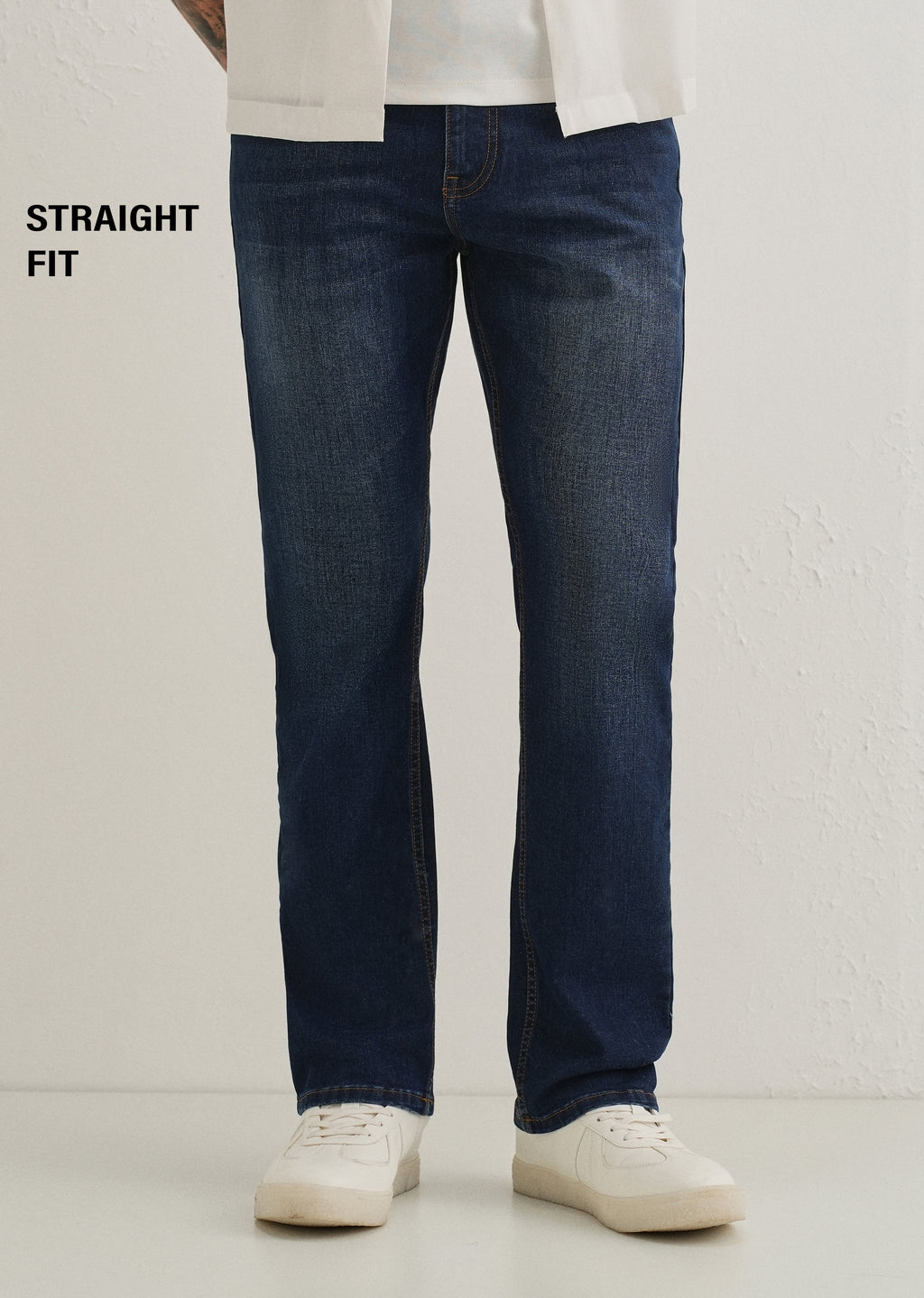 Classic Indigo Straight Jeans