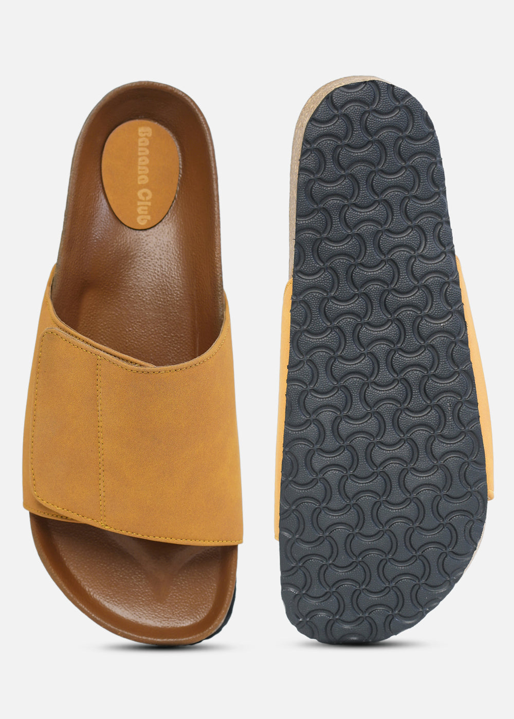 Classic Ochre Slide Sandals