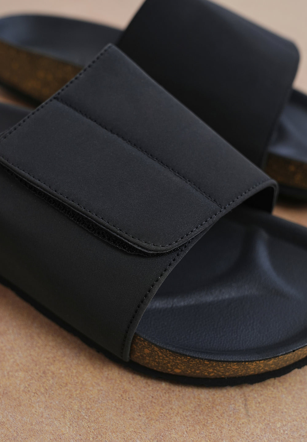 Classic Black Slide Sandals