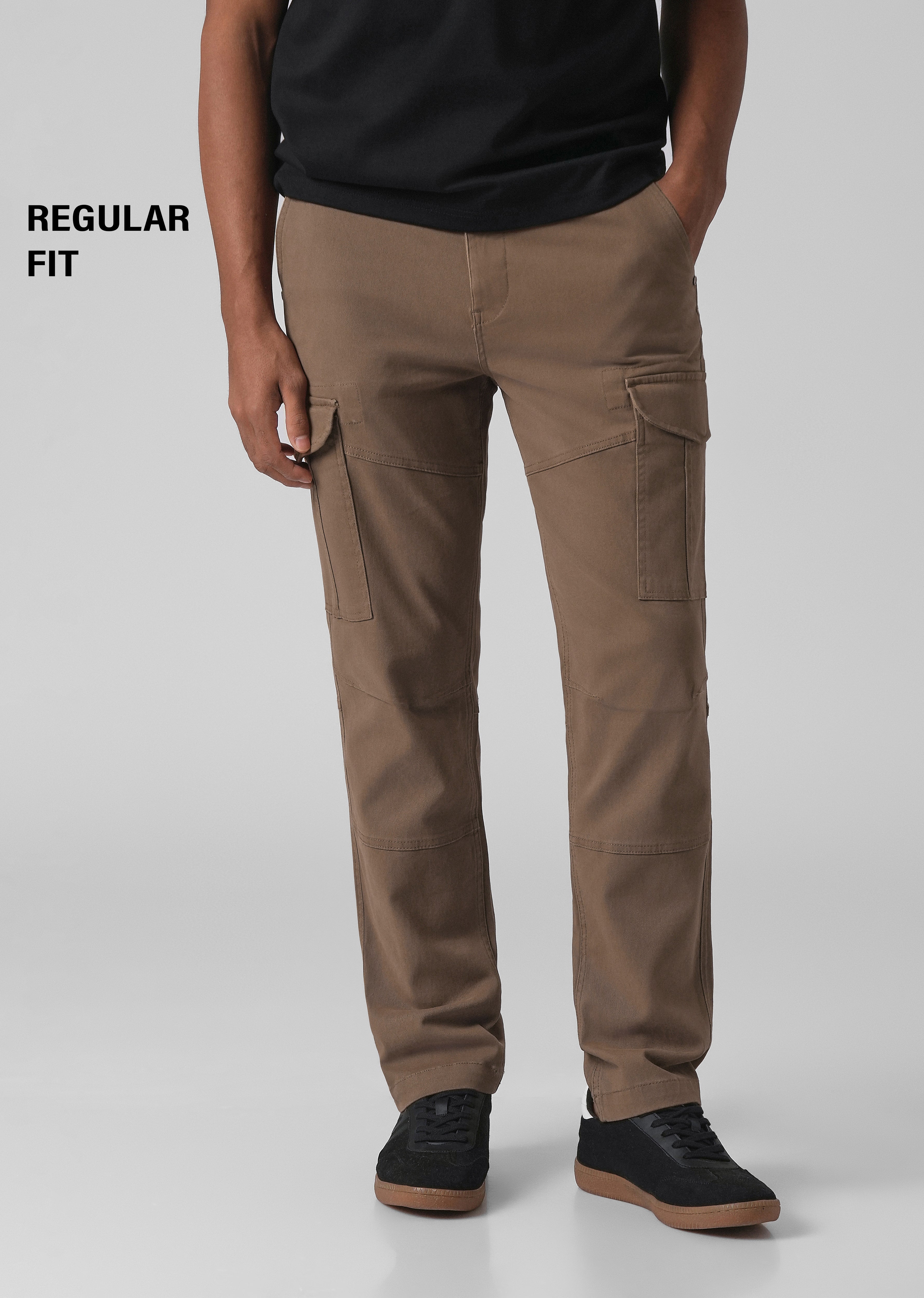 Classic Brown Regular Fit Cargo Pant