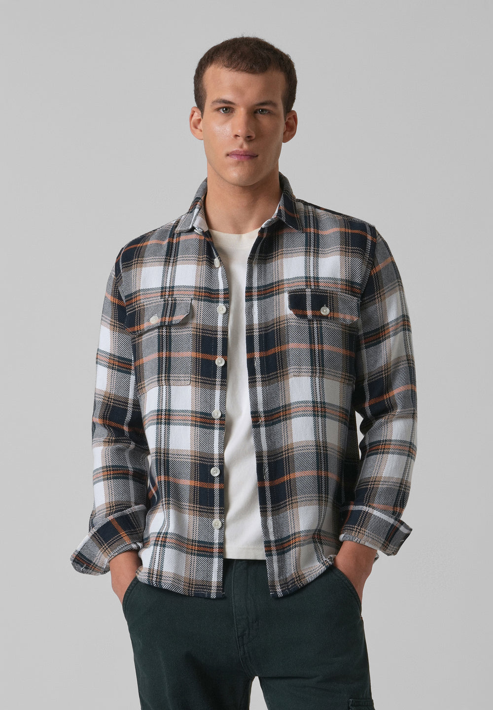 Classic Brushed Cotton Check Shirt