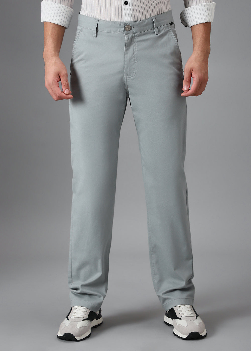 Cloudy Gray Carpenter Pants