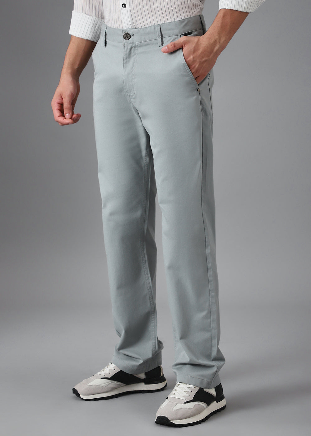 Cloudy Gray Carpenter Pants