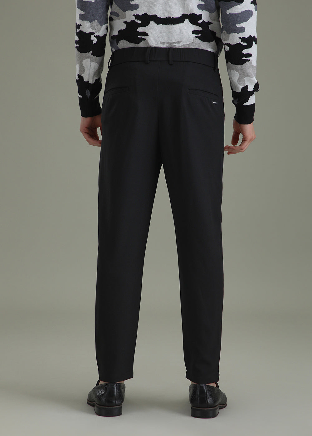 Coal Black Korean Pant