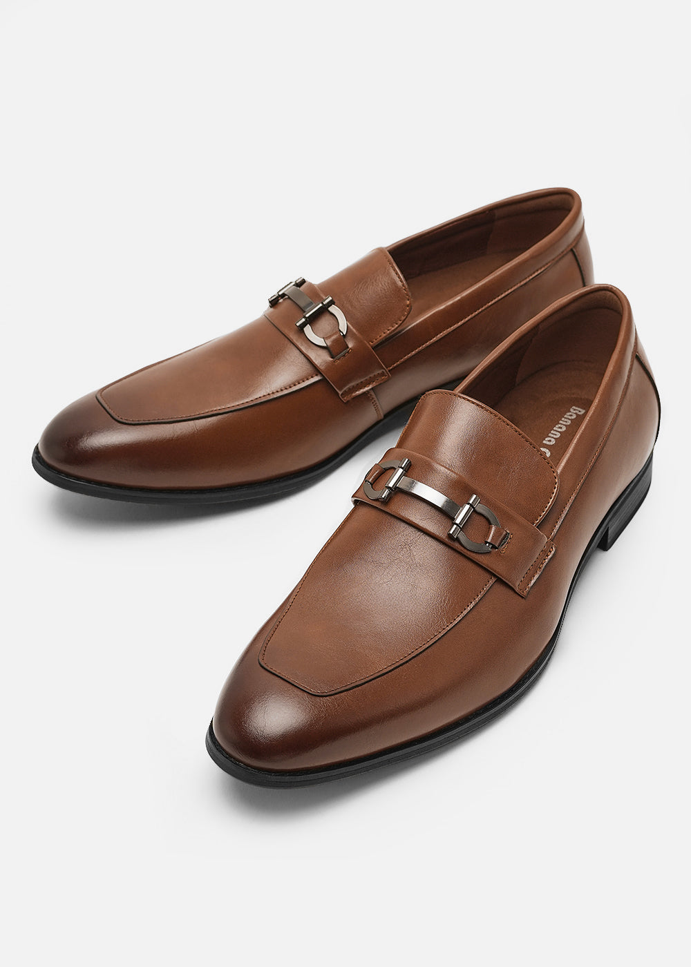 Coffee Brown Horsebit Loafers