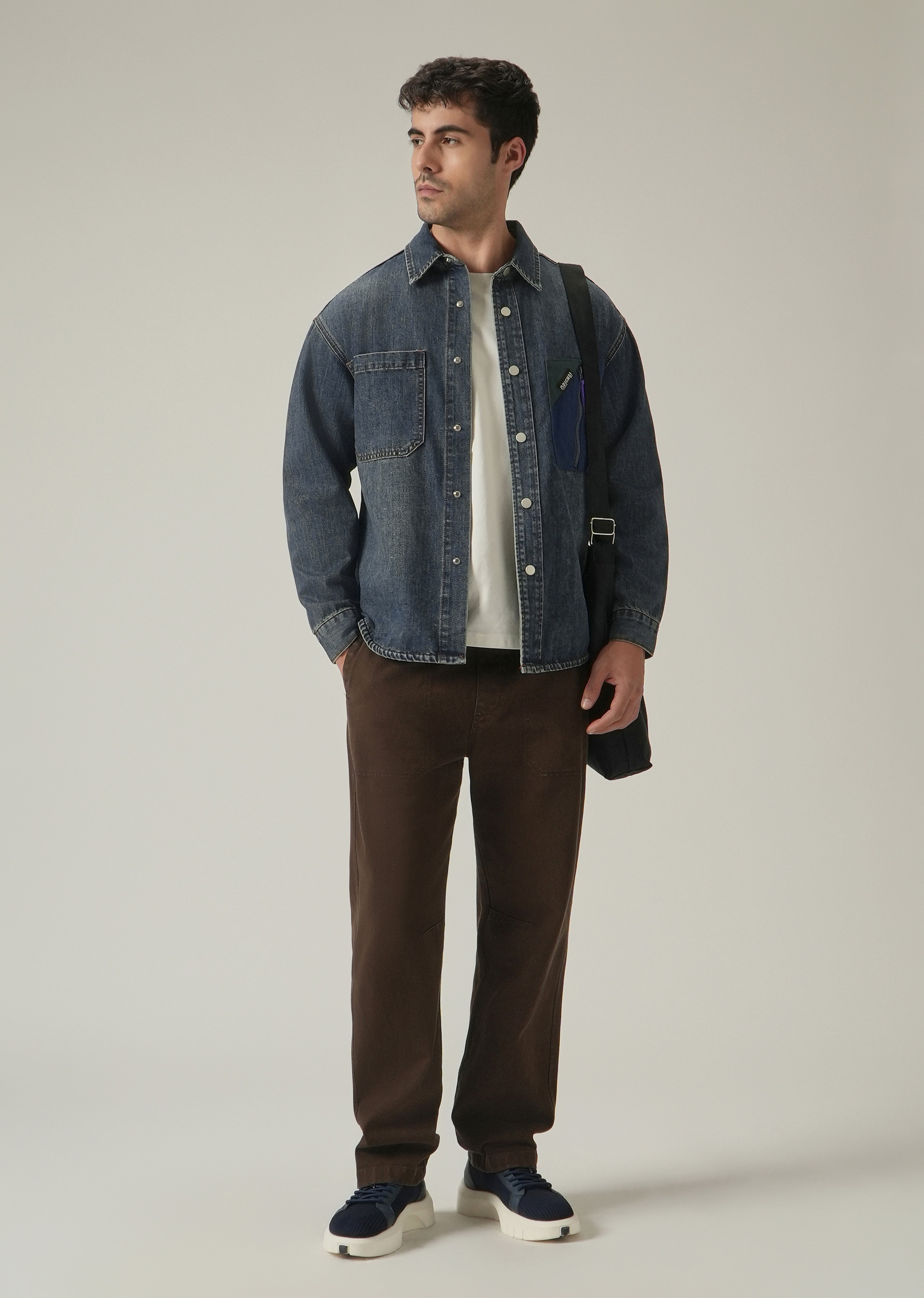 Contrast Pocket Denim Jacket