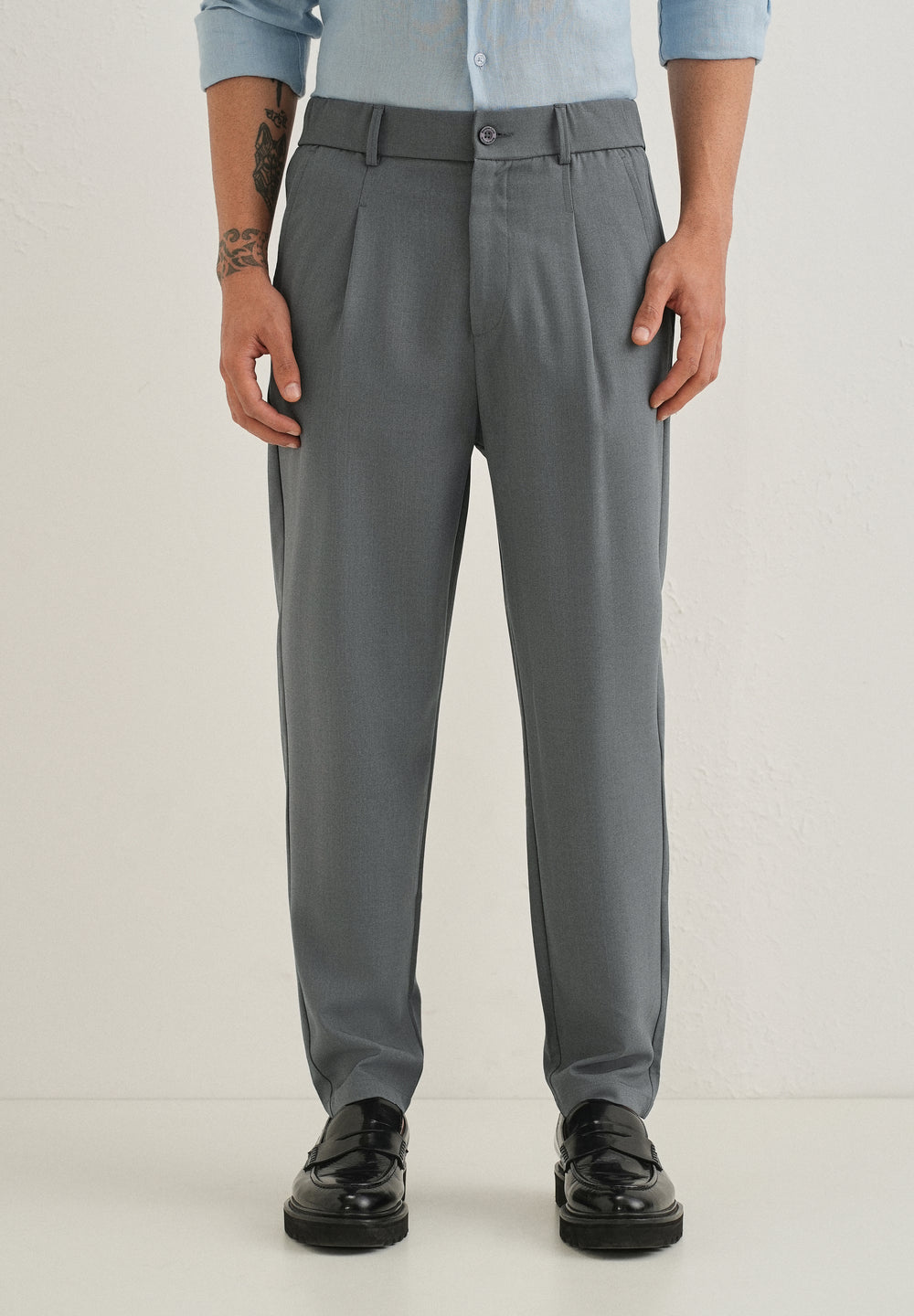Cool Grey Korean Pant