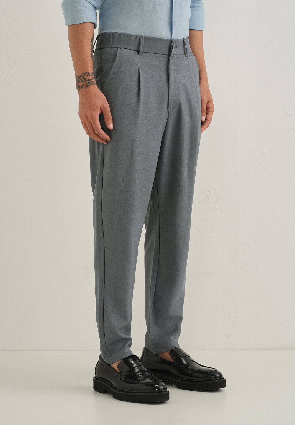 Cool Grey Korean Pant