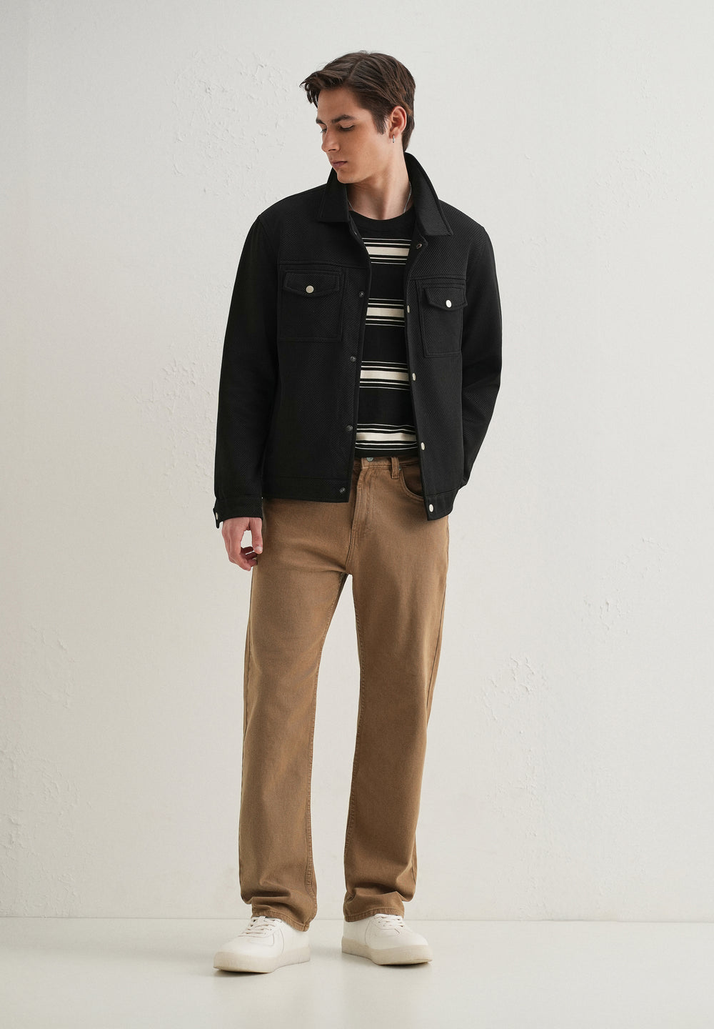 Copper Brown Straight Fit Denim