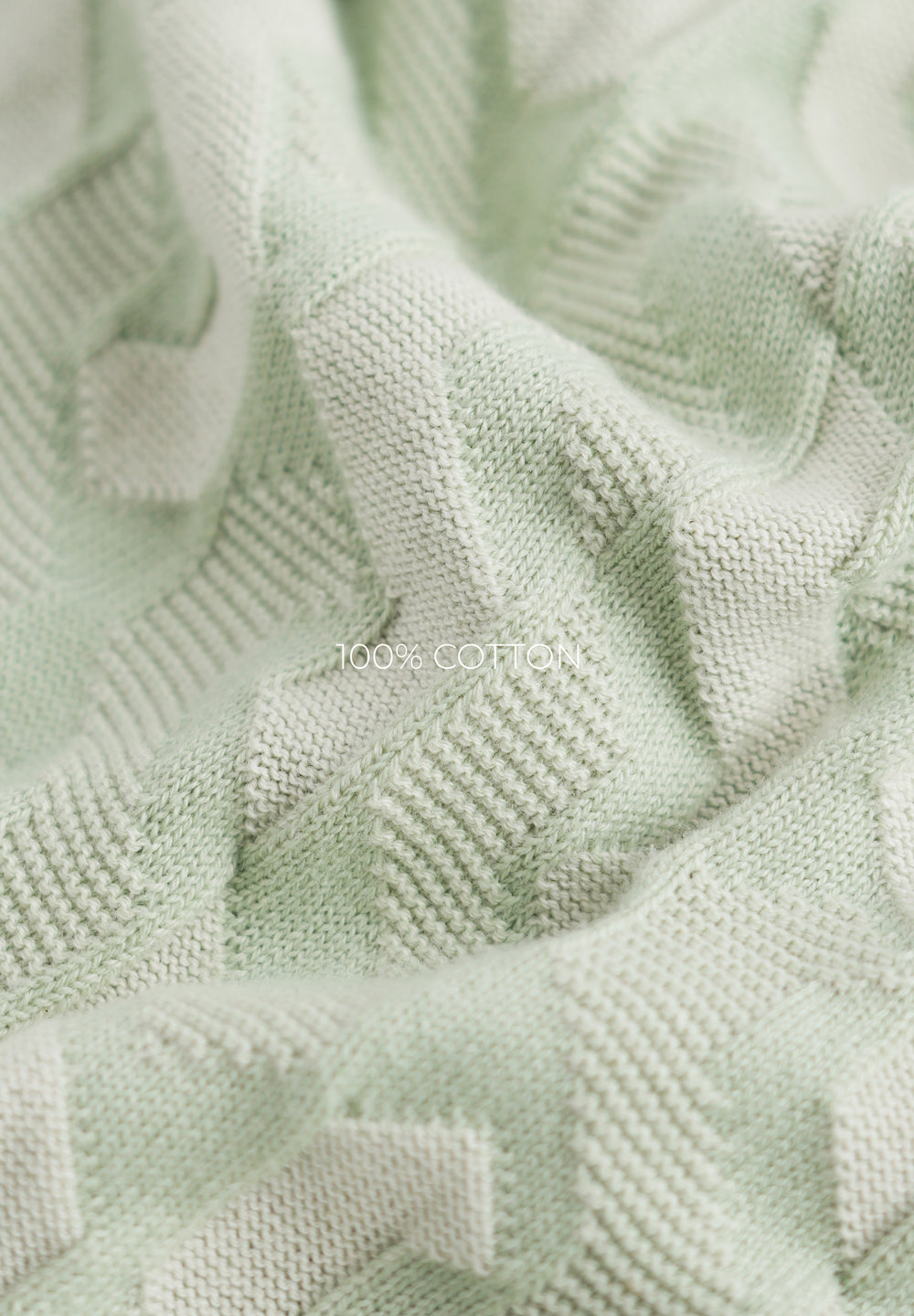 Cotton Light Teal Knitted Polo