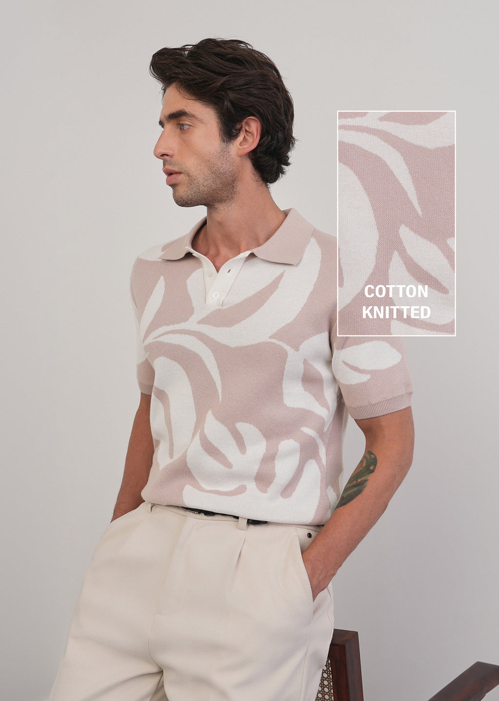 Cotton Tropical Knitted Polo