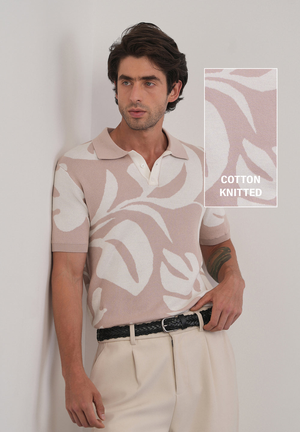 Cotton Tropical Knitted Polo