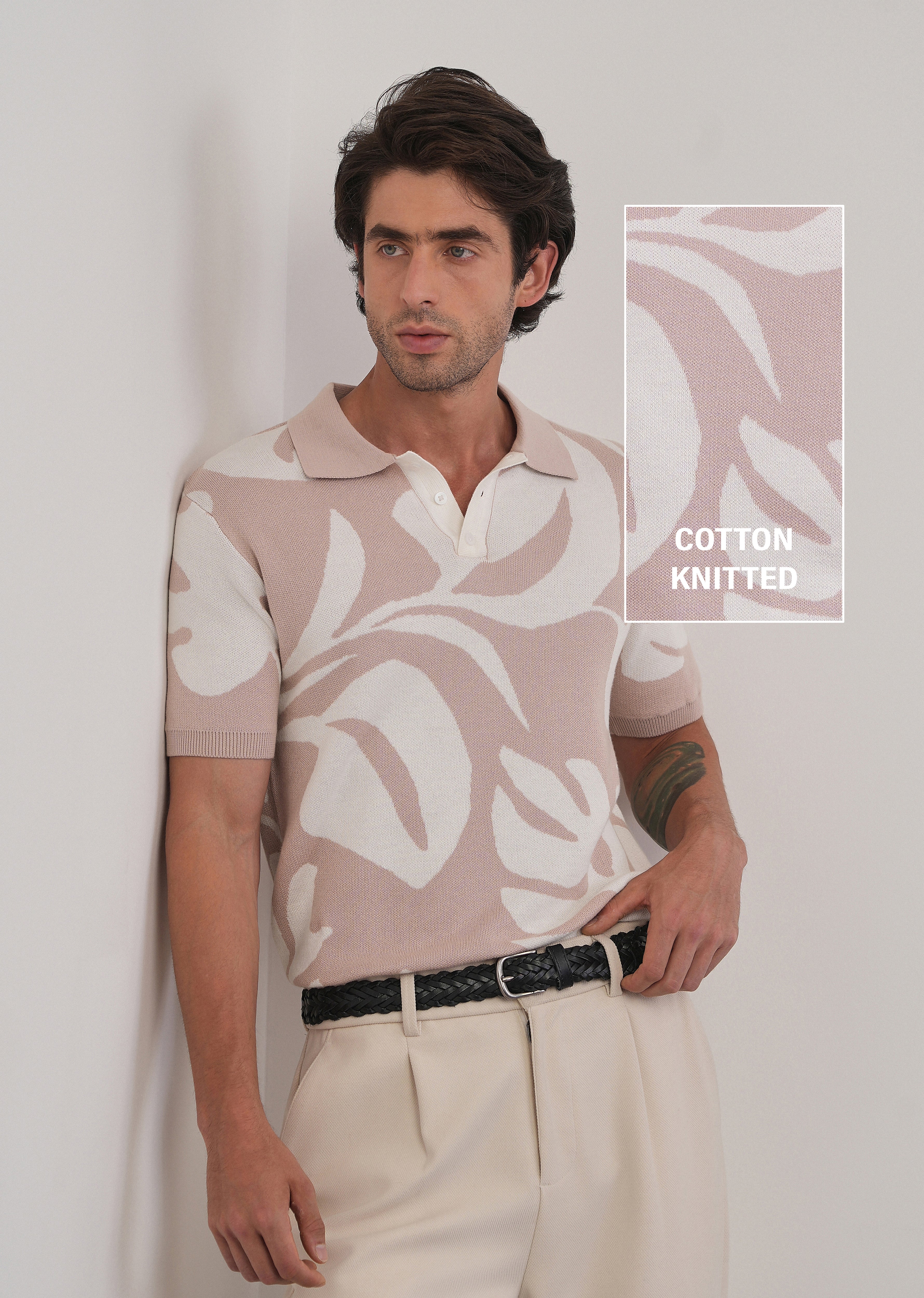 Cotton Tropical Knitted Polo