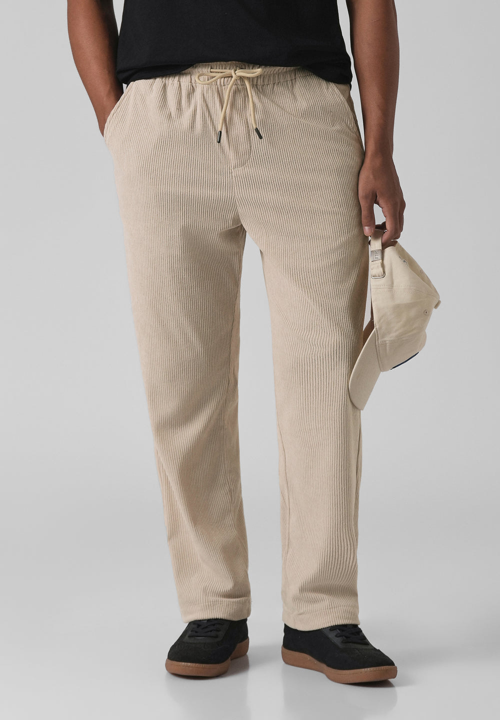 Cream Corduroy Pants