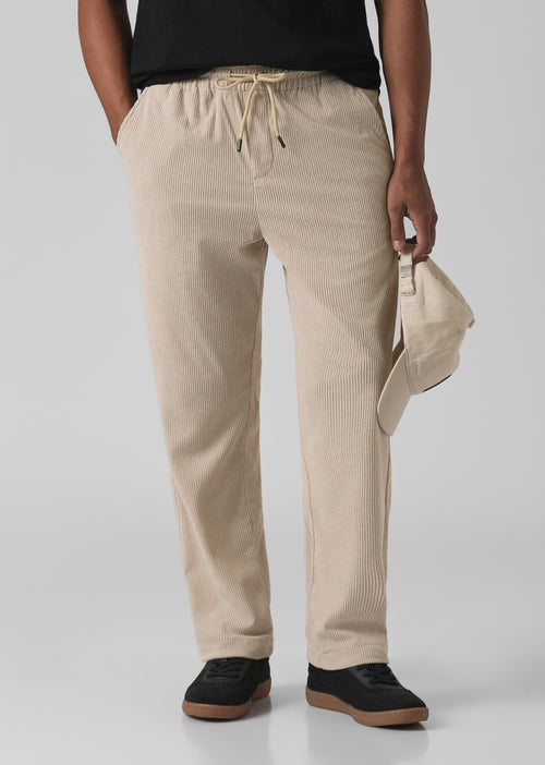 Cream Corduroy Pants