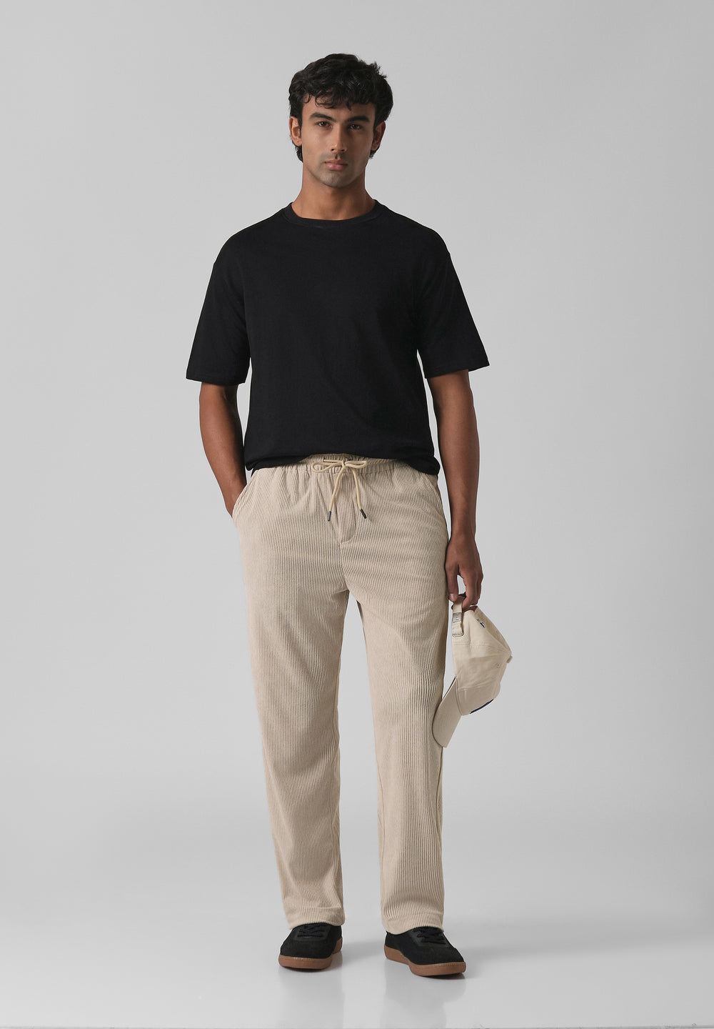 Cream Corduroy Pants