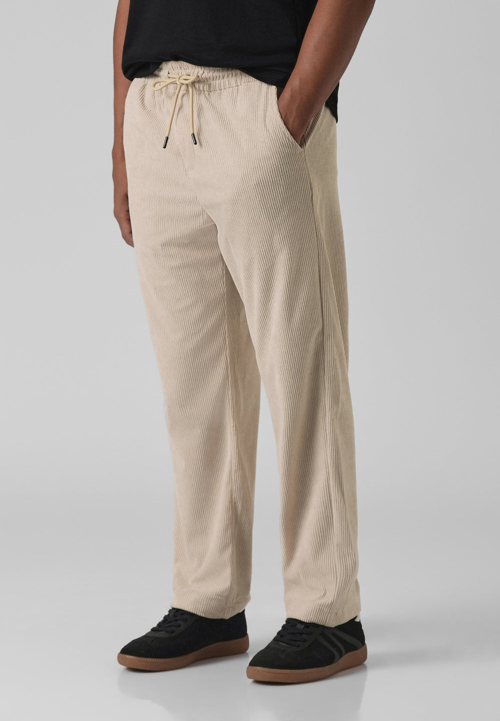 Cream Corduroy Pants