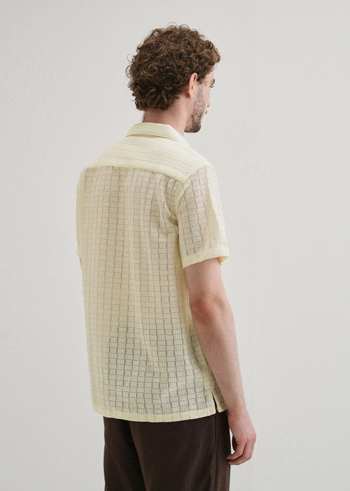 Cream Crochet Shirt