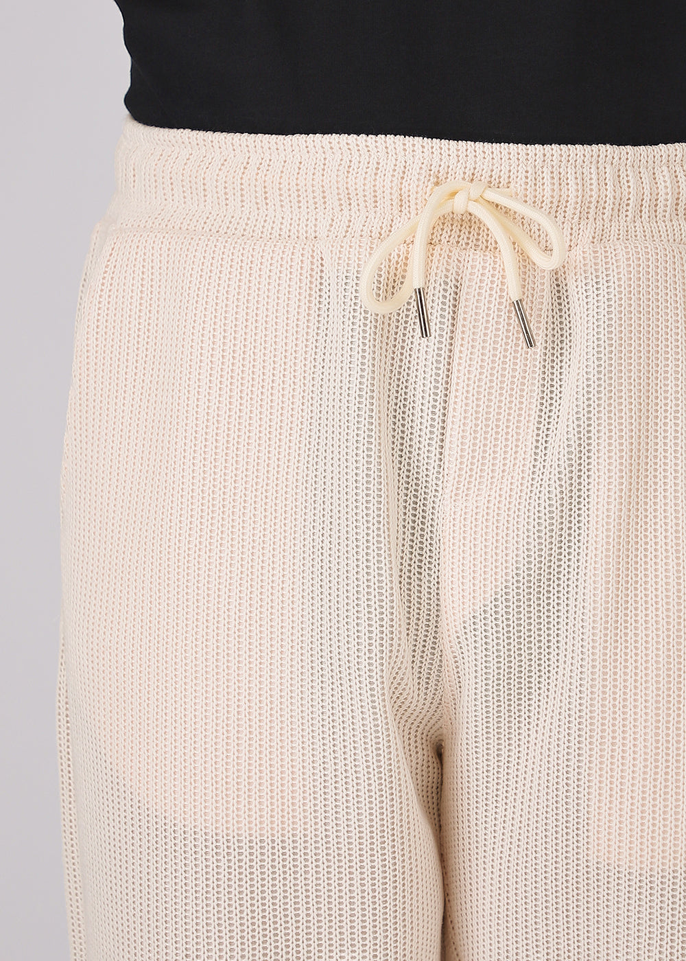 Cream Knitted Pant