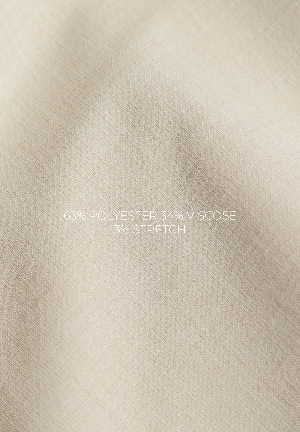 Beige Semi-Elasticated Trouser