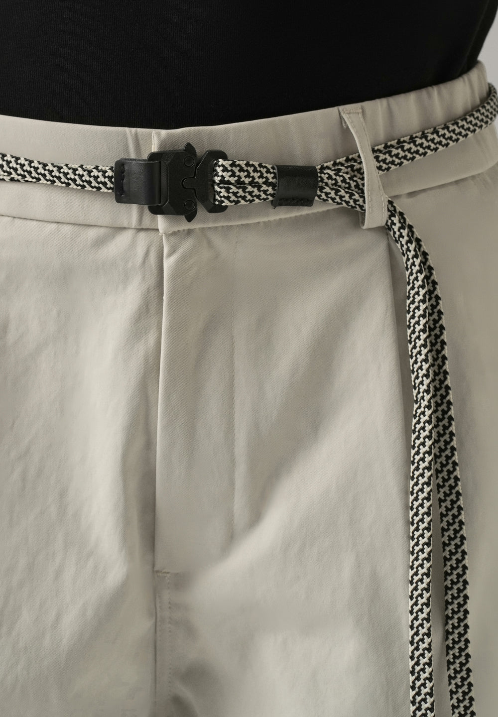 Cream Stone Wash Pant