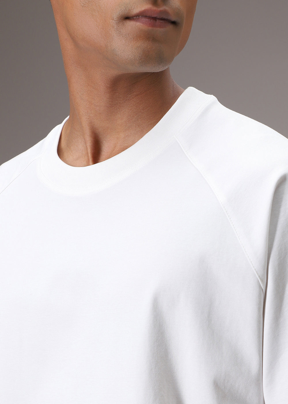 White Raglan Oversized T-shirt