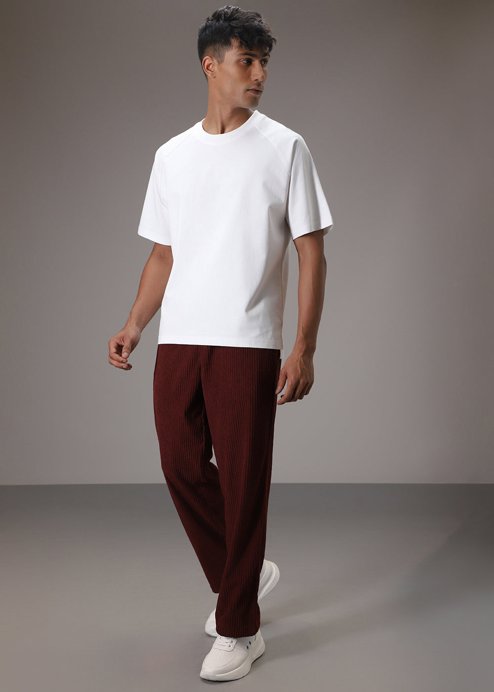 White Raglan Oversized T-shirt