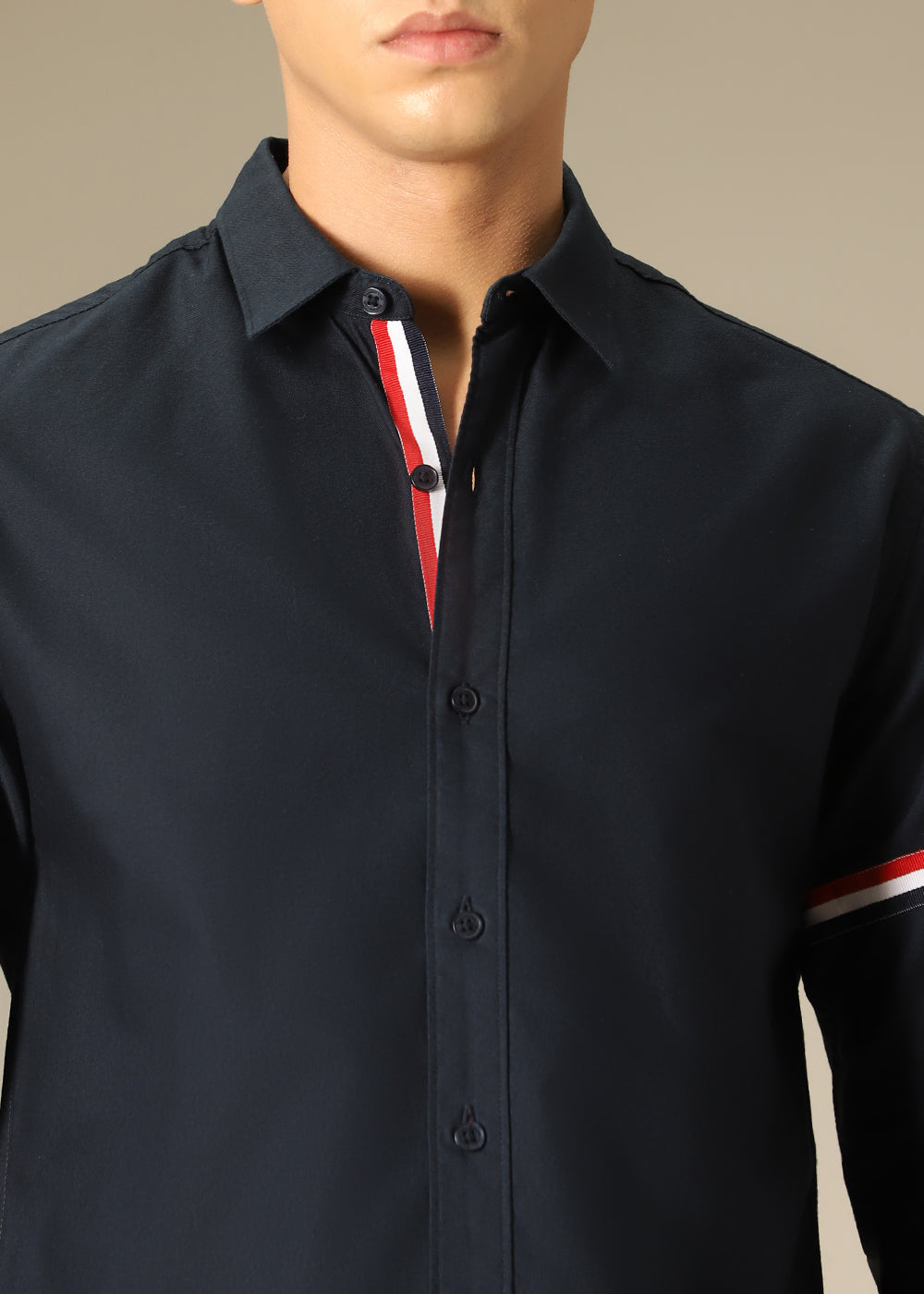 Navy Blue Dolphin Oxford Shirt