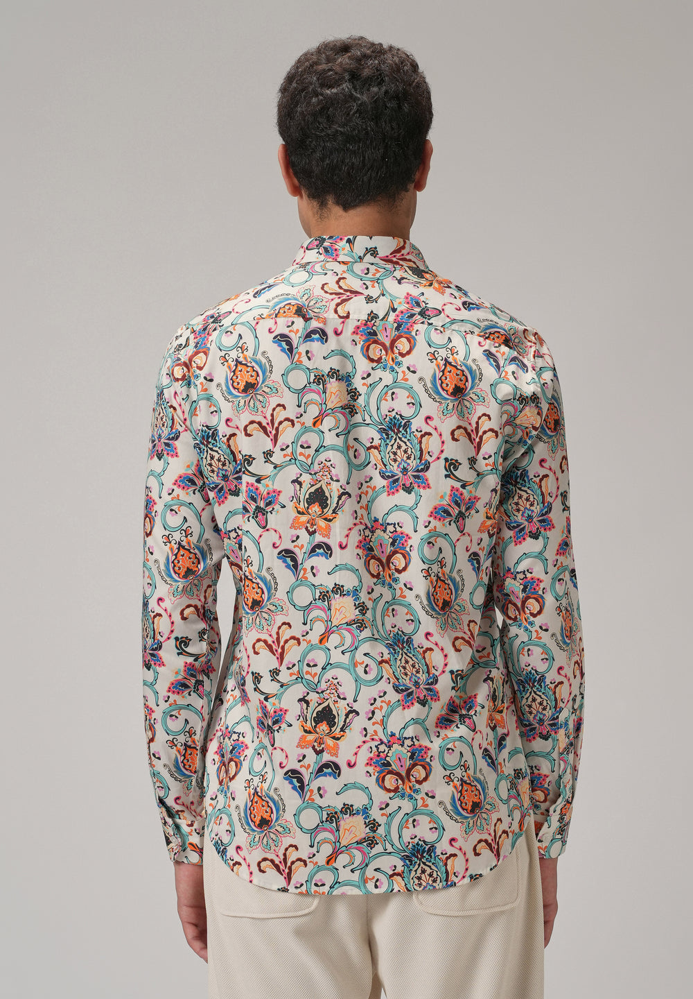 Daisy Floral Print Shirt Full-Sleeve