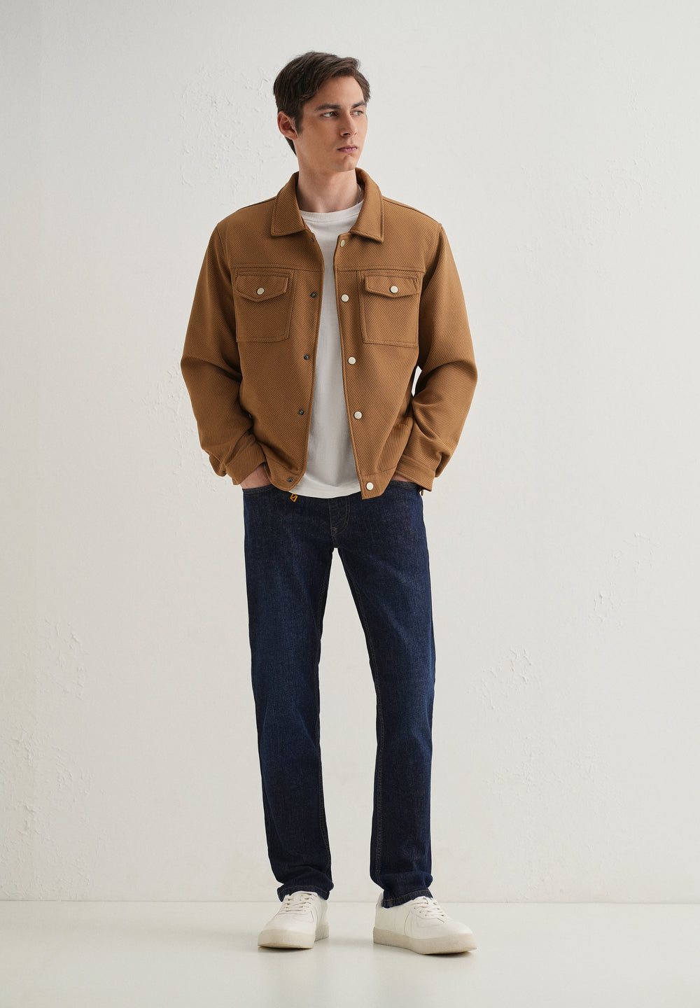 Dark Blue Slim Fit Ankle Length Jeans