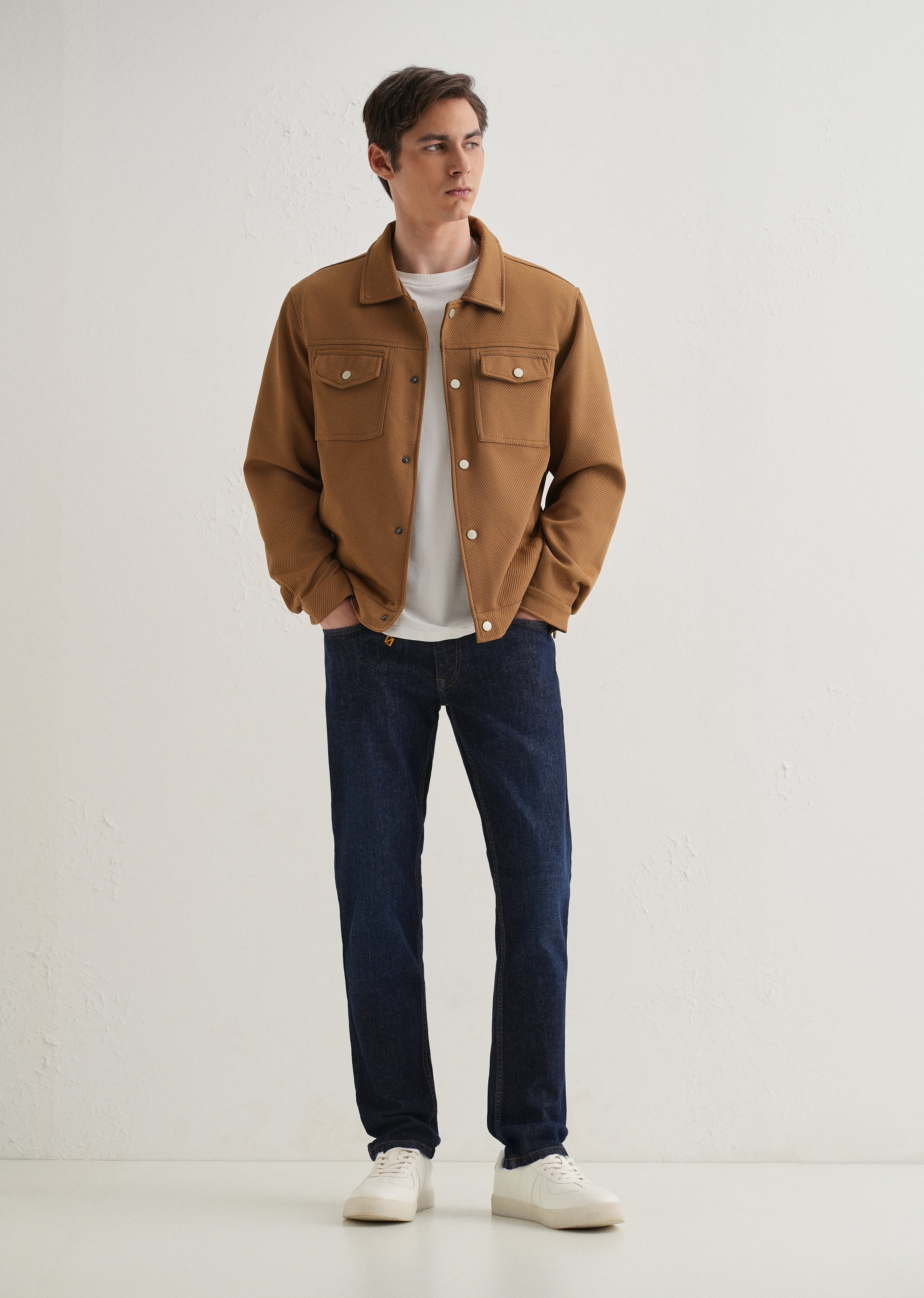 Dark Blue Slim Fit Ankle Length Jeans