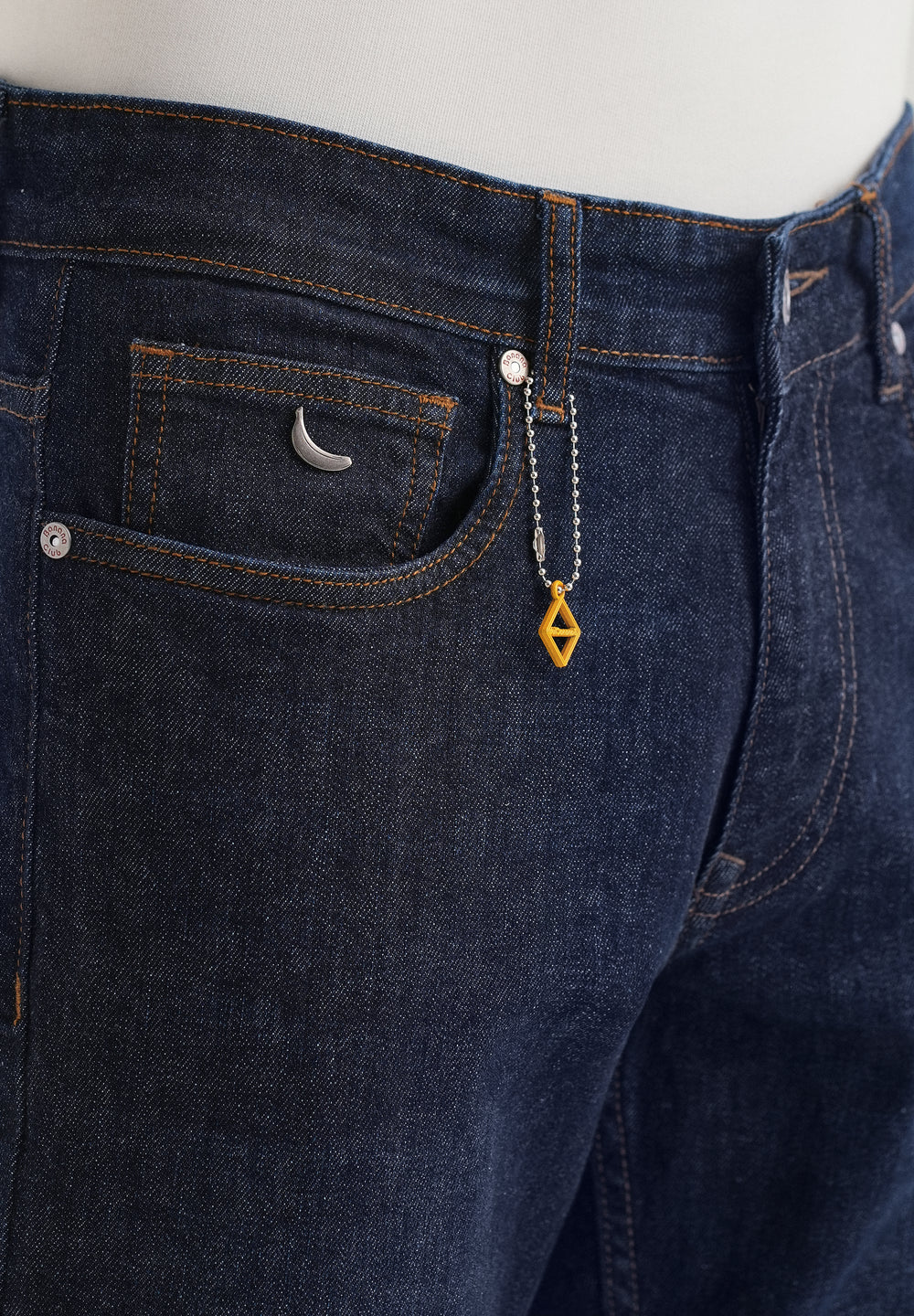 Dark Blue Slim Fit Ankle Length Jeans