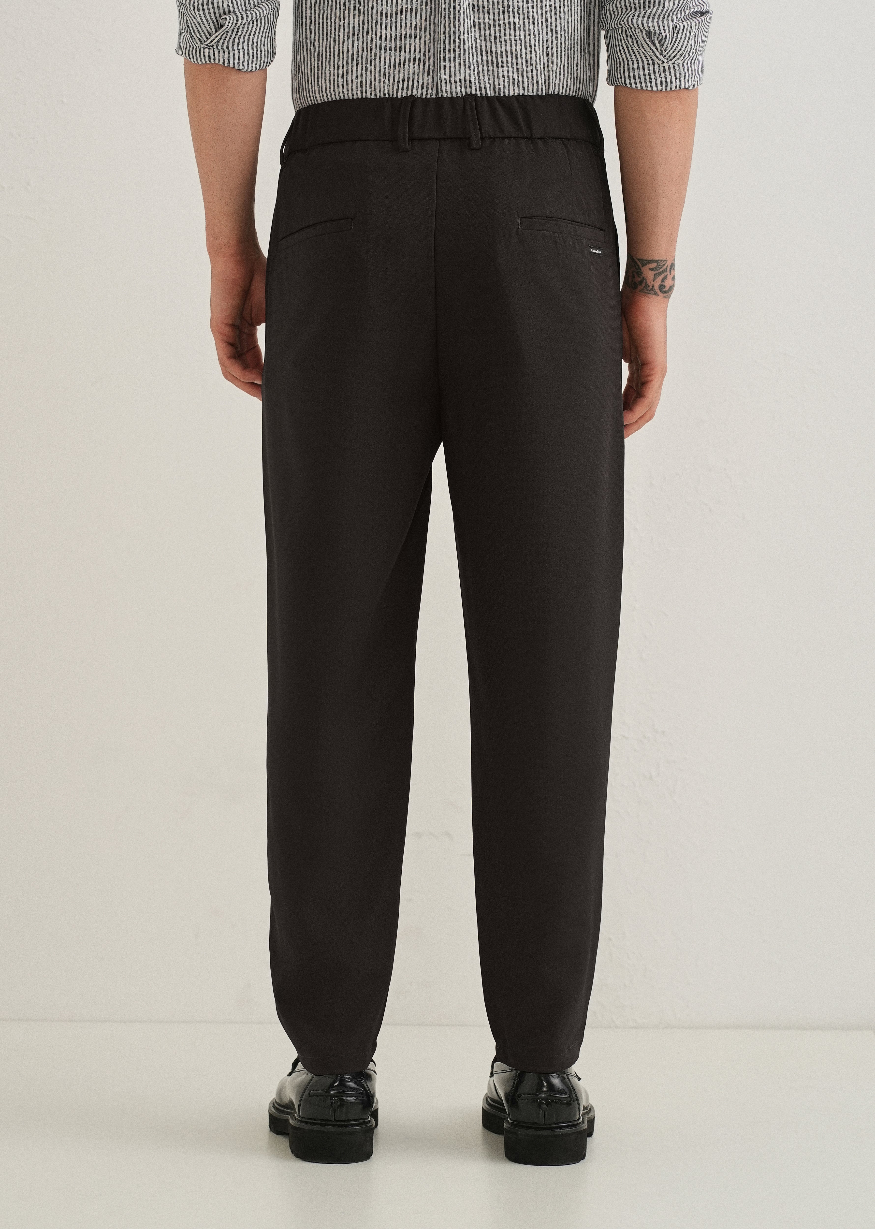Dark Black Korean Pant