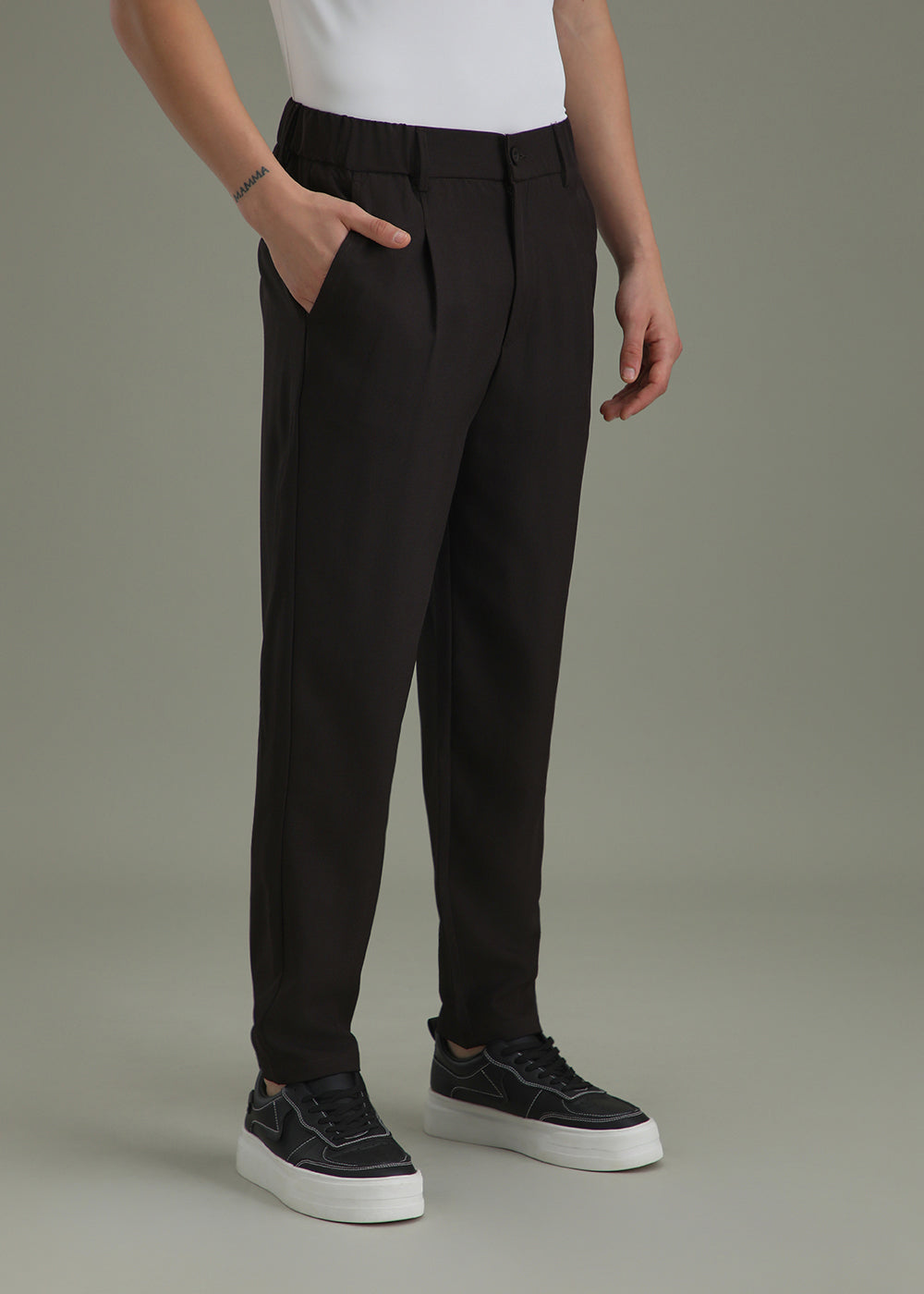 Dark Brown Korean Pant