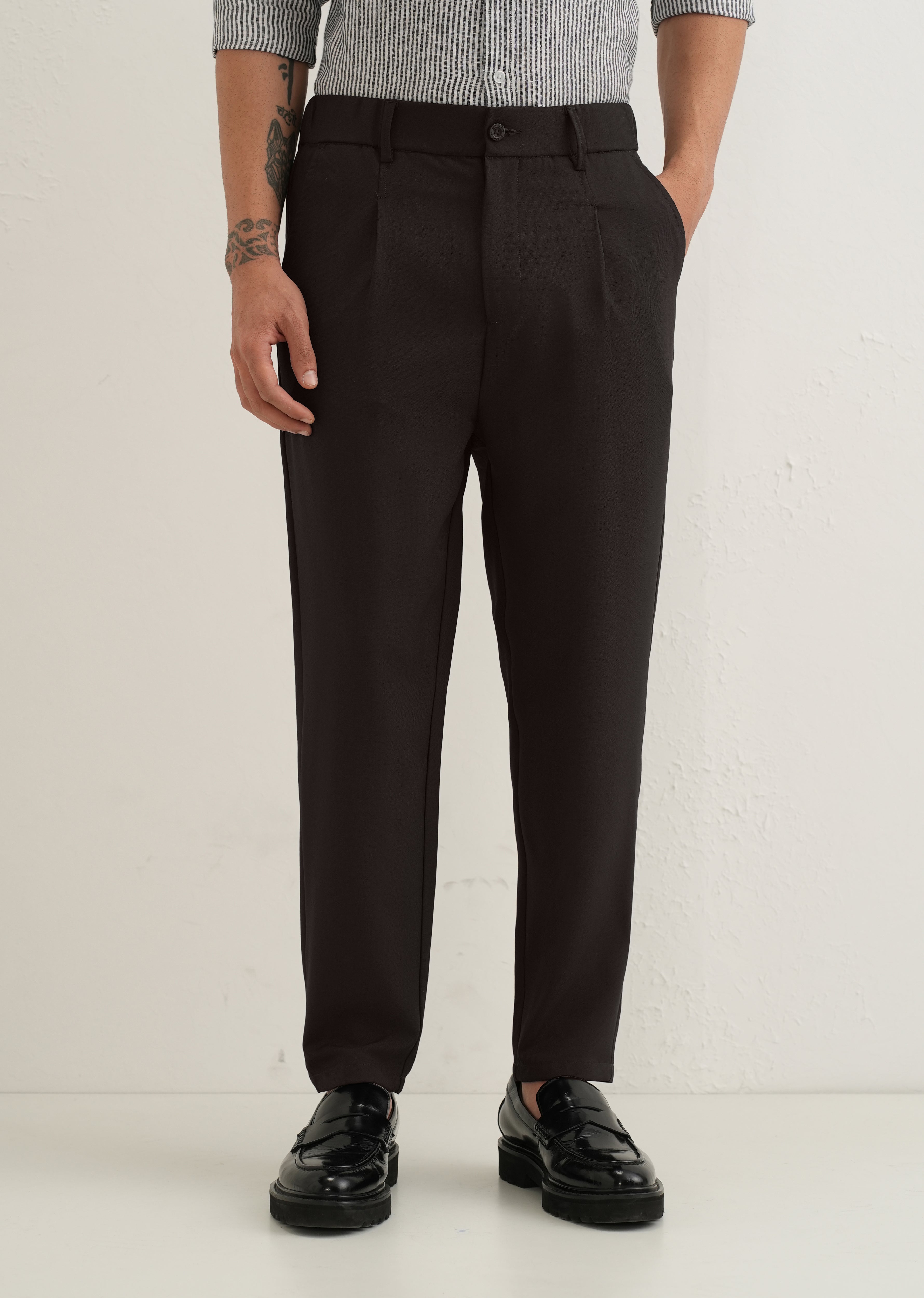 Dark Black Korean Pant