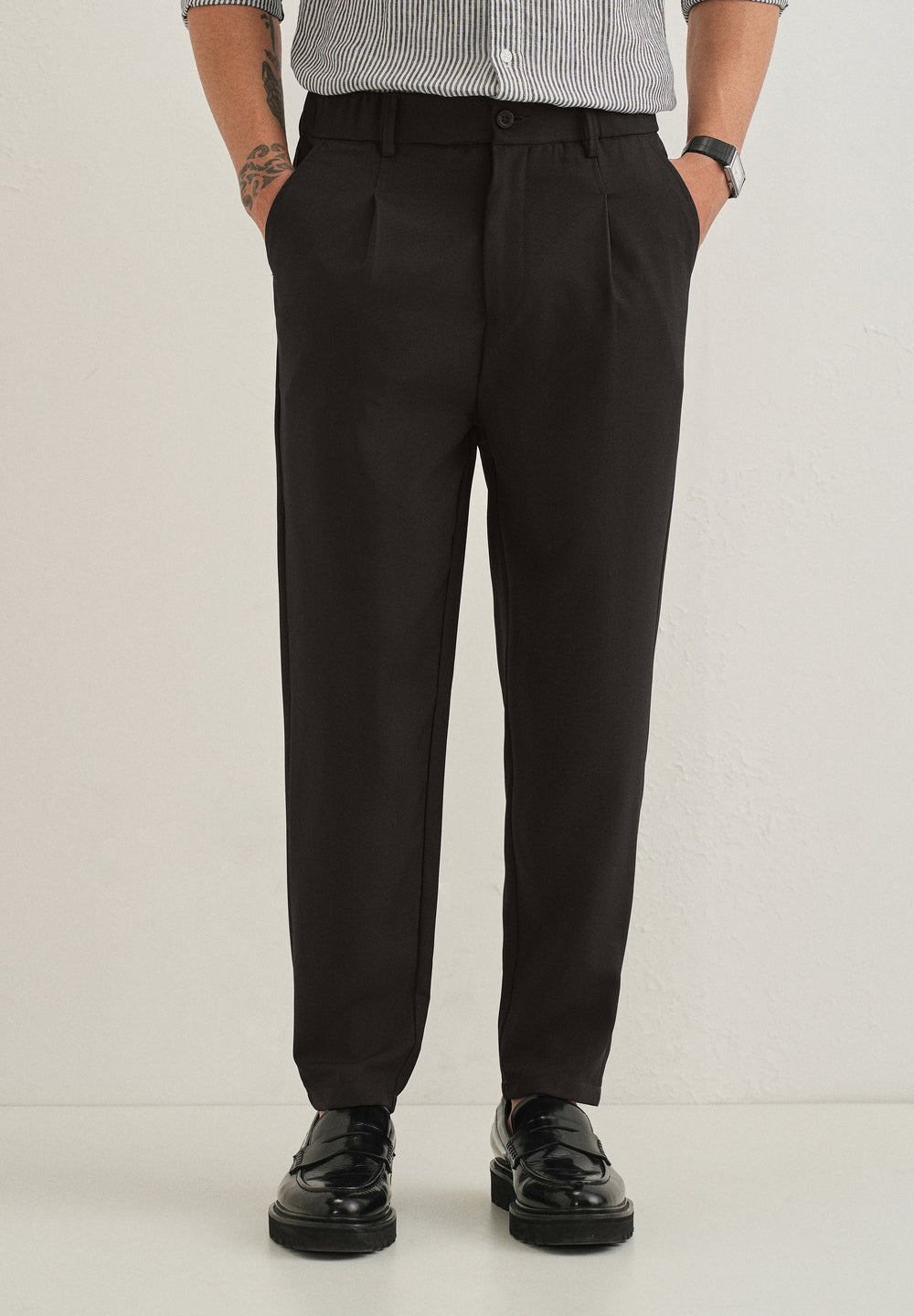 Dark Black Korean Pant