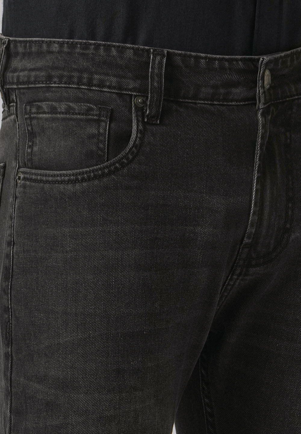 Dark Charcoal Grey Slim Fit Jeans