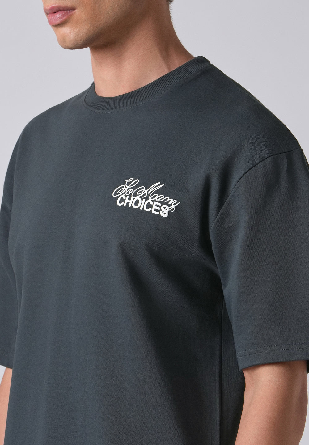 Dark Gray Oversized T-shirt