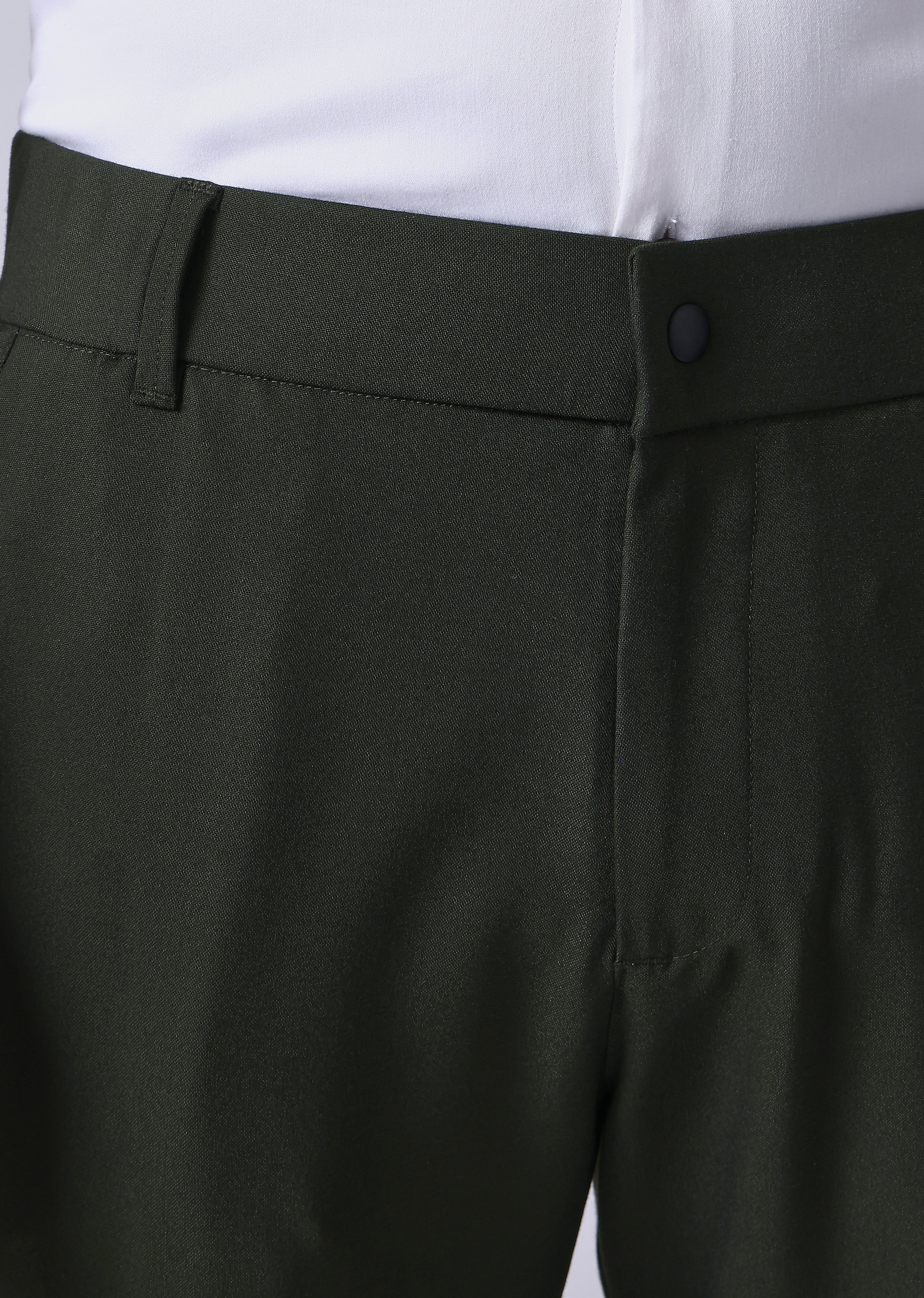 Dark Green 8 Way Stretch Trousers