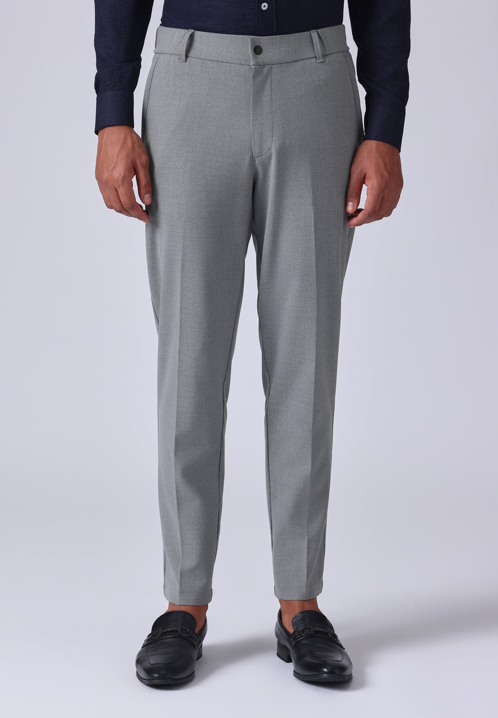 Dark Grey 8 Way Stretch Trousers