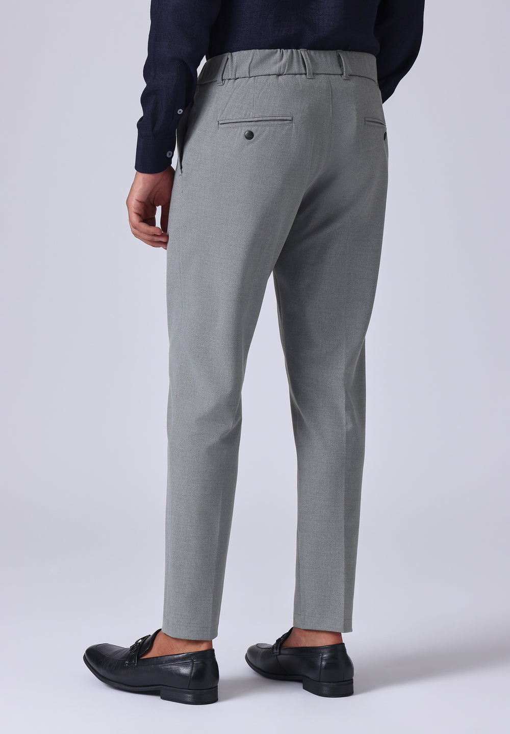 Dark Grey 8 Way Stretch Trousers