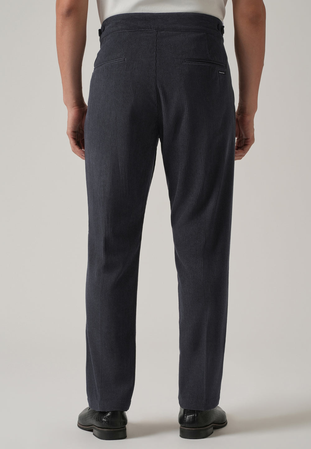 Dark Grey Corduroy Gurkha Pants