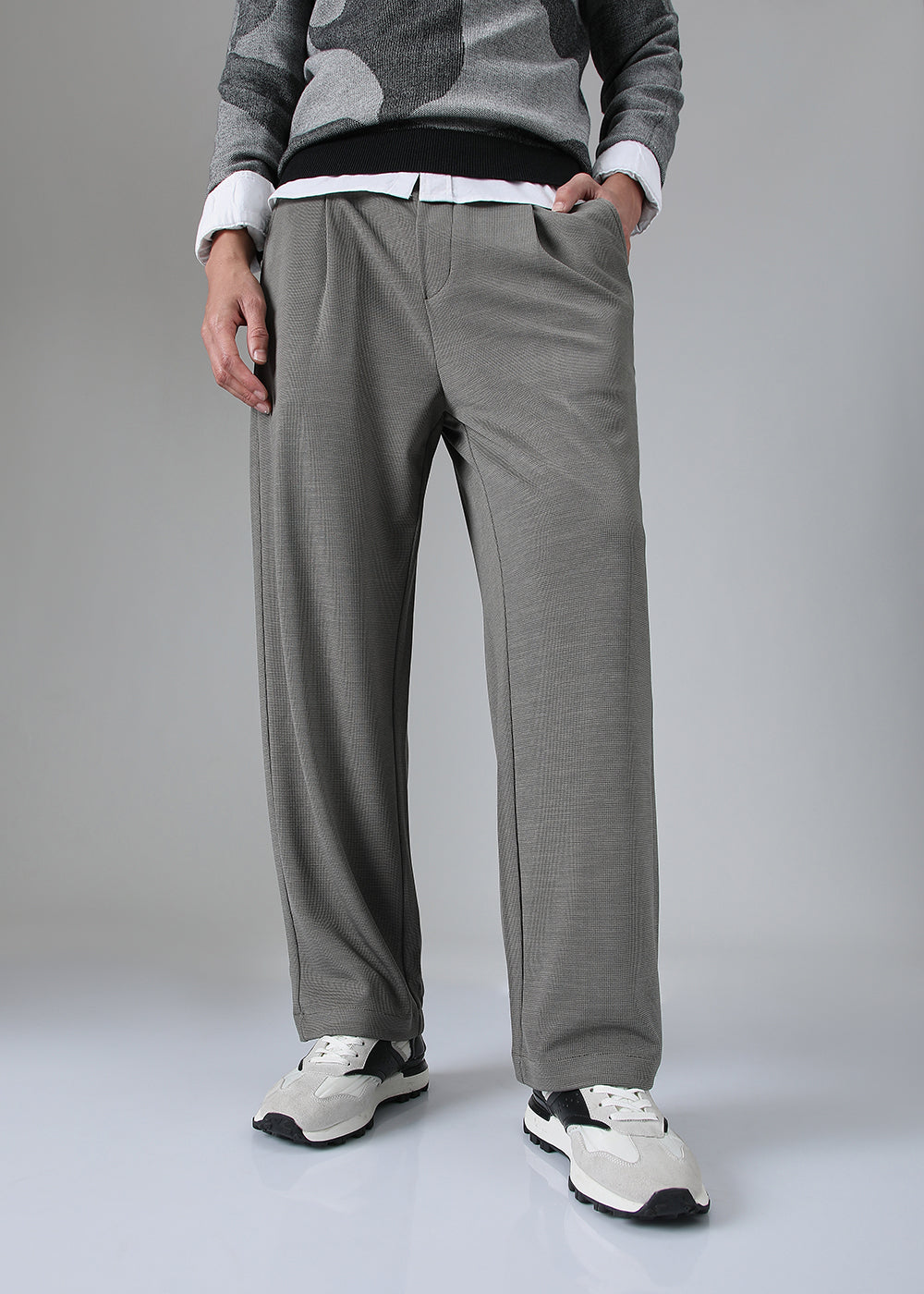 Dark Grey Korean Pants