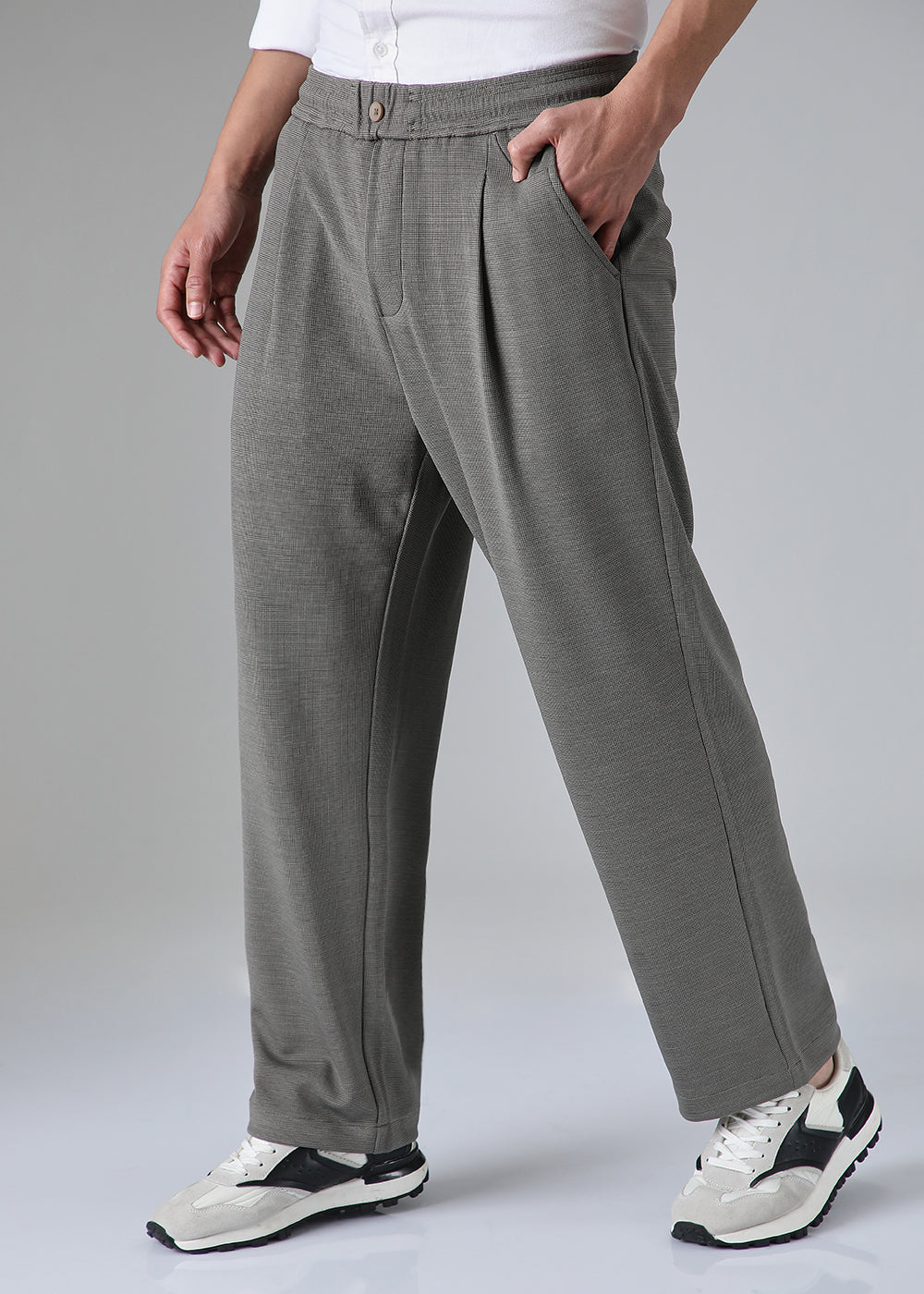 Dark Grey Korean Pants