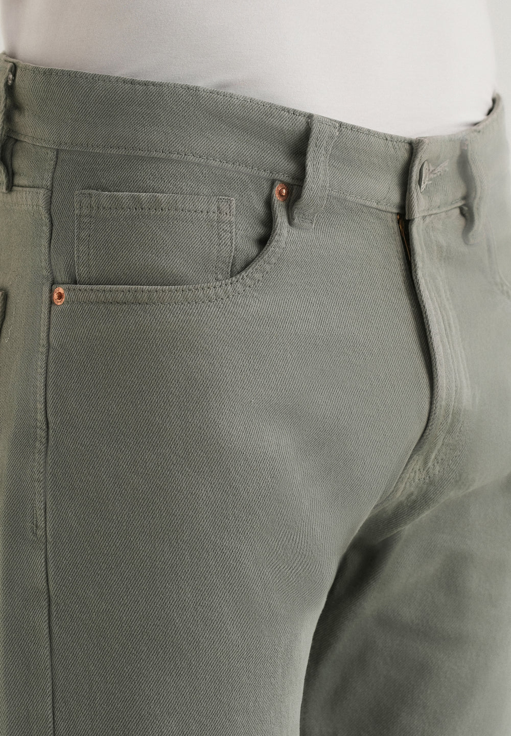 Dark Grey Regular Fit Denim