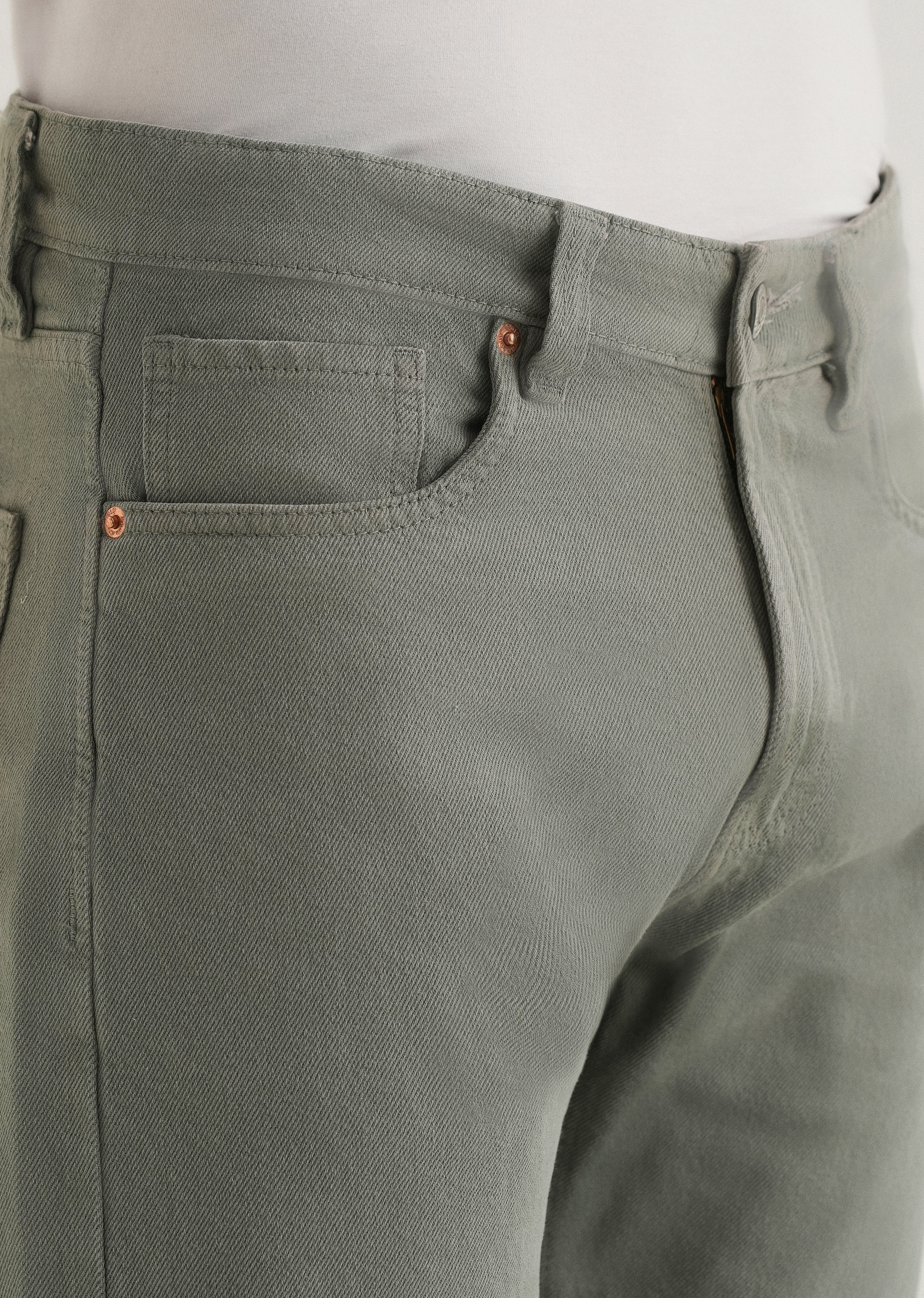 Dark Grey Regular Fit Denim