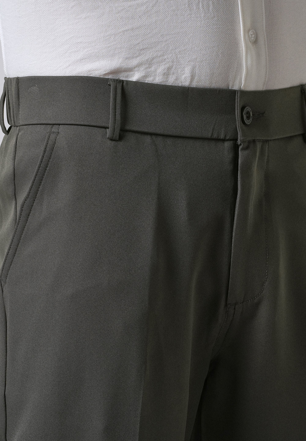 Dark Grey Relaxed Fit Trousers