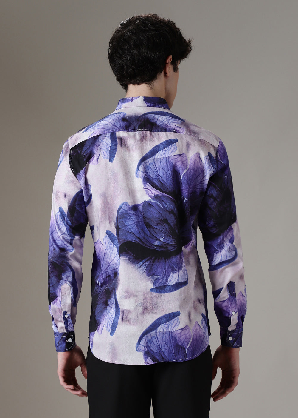 Dark Lavender Print Shirt