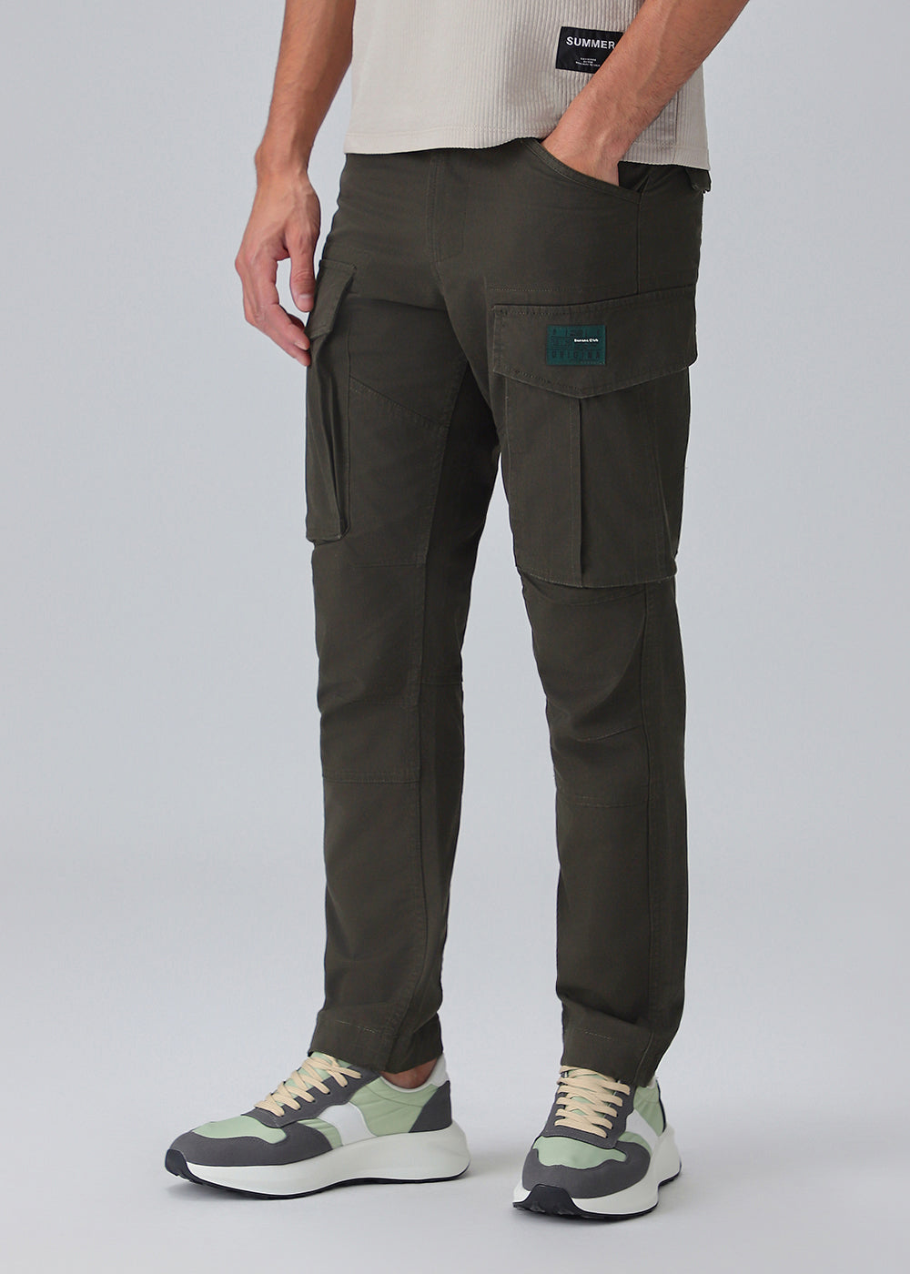 Dark Olive Cargo Pant