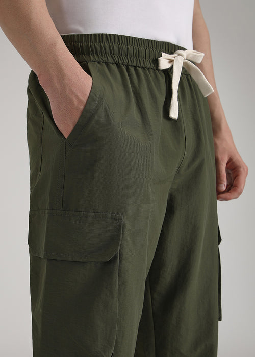 Dark Olive Relaxed Fit Track Pant